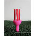 Bunte und langlebige Plastikgolf -Tee -Pinsel für Golfspiel Sporting